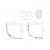 S6 Brushed Brass Double Door Quadrant 900×900 - Image 3