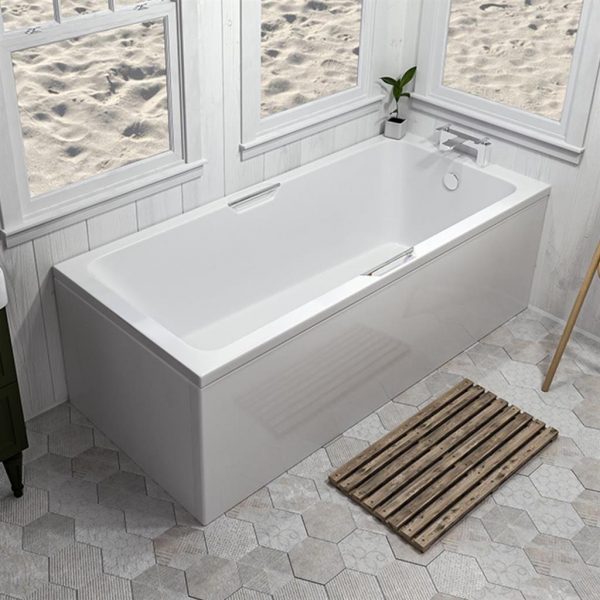 Portsmouth Single Ended Twin Grip Bath 1500 x 700