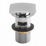 Square Dome Slotted Sprung Basin Waste