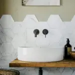 Swan Eternal White Carrara Matt Glazed Porcelain Tiles 21.5 x 25 CM