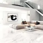 Alda White Floor and  Wall Porcelain Tiles 400 X 600 MM