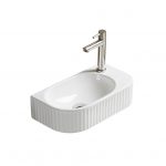 Orce Fluted Cloakroom Basin