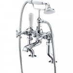 Deck mounted bath shower mixer
