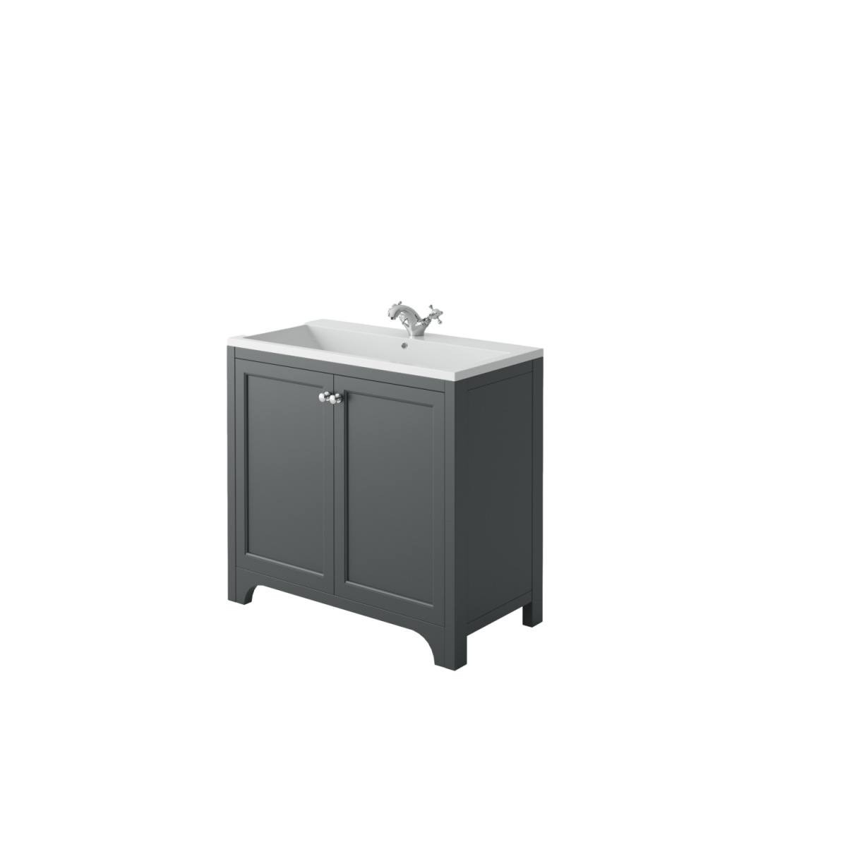 Wick 900 Floor Cabinet with Basin - Image 1