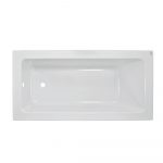 Jaquar Fonte 1500x750x420mm Built-In Bath Tub With Powder Coated MS Frame