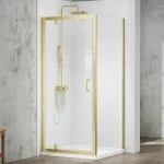 MBox Pivot Door - Brushed Brass