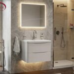 Elsa 800 Wall Hung Vanity Units Double Drawer with Basin