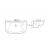 Proto Cloakroom 460mm 1TH Basin - Image 2