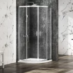 MBox 2 Door Quadrant Loft Height - Chrome